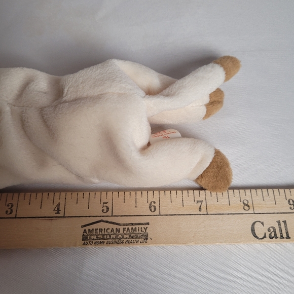 Ty Beanie Babies Lot Of 2 Cat Plush Siamese Snip 1996 Orange Tabby Tabs 2001 - Picture 4 of 8